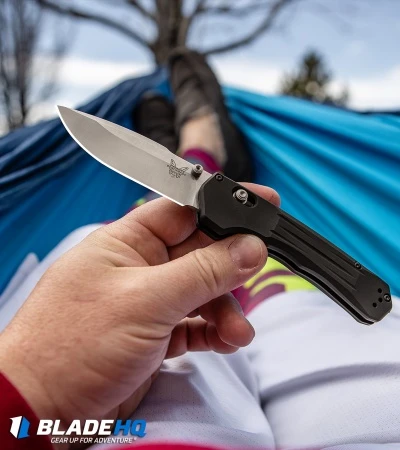 Benchmade 427 Mini Vallation AXIS-Assist Knife Black (3.2" Satin) 8 Benchmade 427 Mini Vallation AXIS-Assist Knife Black (3.2" Satin) - Image 6