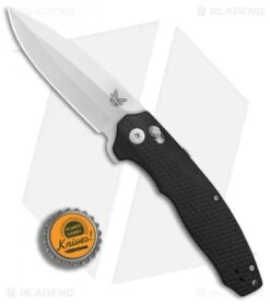 Benchmade 495 Vector AXIS-Assist Knife Black G-10 (3.6" Satin) -Knife Sale Shop Benchmade 495 Vector Black G10 satin BHQ 78757 er bottlecap