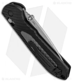 Benchmade Freek AXIS Lock Knife Black/Gray (3.6" Satin) 560 8 Benchmade Freek AXIS Lock Knife Black/Gray (3.6" Satin) 560 -Knife Sale Shop Benchmade 560 Freek AXIS Black Gray Satin BHQ 51603 jr side
