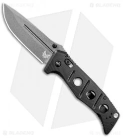 Benchmade Adamas AXIS Lock Knife Black G-10 (3.8" Gray) 275GY-1