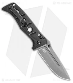 Benchmade Adamas AXIS Lock Knife Black G-10 (3.8" Gray) 275GY-1 -Knife Sale Shop Benchmade Adamas AXIS Lock Knife Black G 10 3.8 Gray 275GY 1 BHQ 118560 LS Back