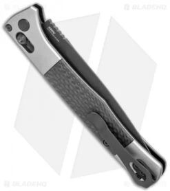 Benchmade Auto Fact AXIS Lock Knife Aluminum/CF (4" Black DLC) 4170BK -Knife Sale Shop Benchmade Auto Fact AXIS Lock Aluminum CF Black DLC 4170BK BHQ 118572 jr side