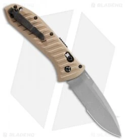 Benchmade Auto Presidio II Auto Knife Bronze Al. (3.7" Gray Serr) 5700SGY-1 -Knife Sale Shop Benchmade Auto Presidio II Auto Knife Bronze Al. 3.7 Gray Serr 5700SGY 1 BHQ 118573 LS Back