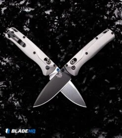 Flytanium Brass Crossfade Scales + Benchmade Bugout Knife (3.24" Satin) -Knife Sale Shop Benchmade Bugout Knife Flytanium Titanium Crossfade Black BHQ 131600 kp exd web