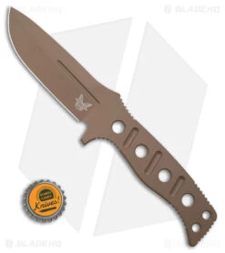 Benchmade Fixed Adamas Fixed Blade Knife Olive Paracord (4.2" FE) 375FE-1 -Knife Sale Shop Benchmade Fixed Adamas FBK Olive Paracord 4in FE BHQ 118578 td size