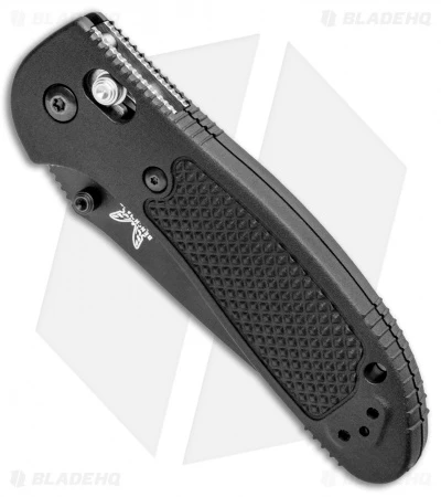 Benchmade Griptilian AXIS Lock Knife Black (3.45" Black Serr) 551SBK-S30V 4 Benchmade Griptilian AXIS Lock Knife Black (3.45" Black Serr) 551SBK-S30V - Image 2