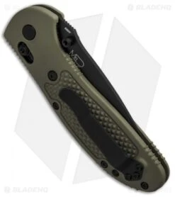 Benchmade Griptilian AXIS Lock Knife Olive Drab (3.45" Black) 551BKOD-S30V -Knife Sale Shop Benchmade Griptilian AXIS Lock Olive Drab Black 551BKOD S30V BHQ 6200 jr side