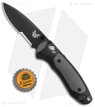 Benchmade 595SBK Mini Boost AXIS-Assist Knife Black/Gray (3.11" Black Serr) 6 Benchmade 595SBK Mini Boost AXIS-Assist Knife Black/Gray (3.11" Black Serr) - Image 4