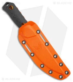 Benchmade Raghorn Hunting Fixed Blade Knife Carbon Fiber (4" Orange) 15600OR -Knife Sale Shop Benchmade Raghorn Hunting Fixed Blade CF Orange BHQ 137229 jr sheath 3