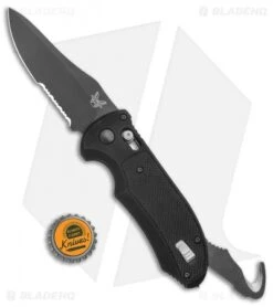 Benchmade Triage AXIS Lock Automatic Knife (3.58" Black Serr) 9170SBK 11 Benchmade Triage AXIS Lock Automatic Knife (3.58" Black Serr) 9170SBK -Knife Sale Shop Benchmade Triage AXIS Lock Auto Black Serr 9170SBK BHQ 15157 jr bottlecap