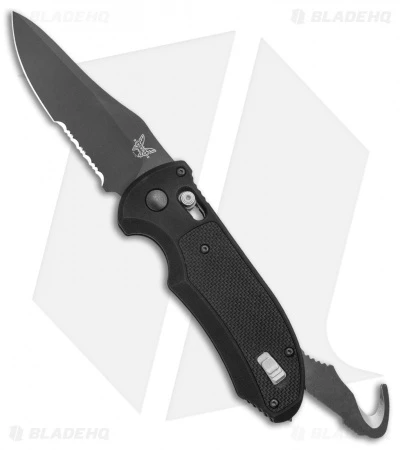 Benchmade Triage AXIS Lock Automatic Knife (3.58" Black Serr) 9170SBK 3 Benchmade Triage AXIS Lock Automatic Knife (3.58" Black Serr) 9170SBK