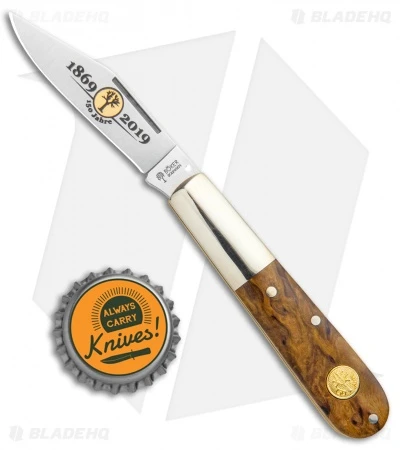 Boker Barlow 150th Anniversary Series Pocket Knife 3.25" Curly Birch Wood 115941 6 Boker Barlow 150th Anniversary Series Pocket Knife 3.25" Curly Birch Wood 115941 - Image 4