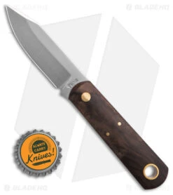 Boker Burnley Barlow Front Pocket Fixed Blade Knife Walnut (SW) -Knife Sale Shop Boker Barlow BFF Walnut Wood BHQ 136221 td size