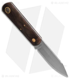 Boker Burnley Barlow Front Pocket Fixed Blade Knife Walnut (SW) -Knife Sale Shop Boker Barlow BFF Walnut Wood BHQ 136221 td spine