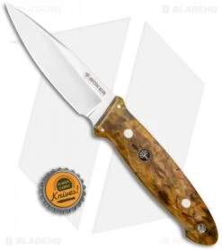 Boker Cub Fixed Blade Knife Curly Birch (3.9" Satin) -Knife Sale Shop Boker Cub Fixed Blade Curly Birch Satin 127661 BHQ 120599 jr bottlecap