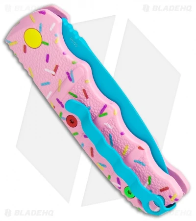 Boker Mini Dessert Warrior Kalashnikov Dagger Automatic Knife (2.5" Blue) Donut 5 Boker Mini Dessert Warrior Kalashnikov Dagger Automatic Knife (2.5" Blue) Donut - Image 3