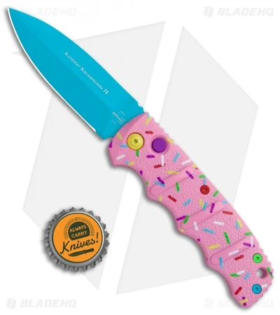 Boker Dessert Warrior Kalashnikov Dagger Automatic Knife (3.25" Blue) Donut 6 Boker Dessert Warrior Kalashnikov Dagger Automatic Knife (3.25" Blue) Donut - Image 4