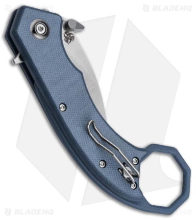 Boker Hel Karambit Liner Lock Knife Blue G-10 (2.2" Satin) 01BO516 4 Boker Hel Karambit Liner Lock Knife Blue G-10 (2.2" Satin) 01BO516 - Image 2