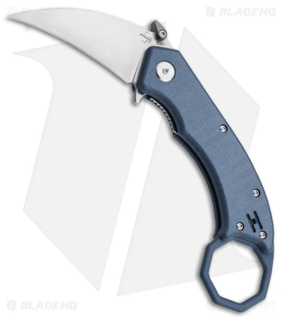Boker Hel Karambit Liner Lock Knife Blue G-10 (2.2" Satin) 01BO516 3 Boker Hel Karambit Liner Lock Knife Blue G-10 (2.2" Satin) 01BO516