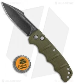 Boker Kalashnikov Harpoon Automatic Knife OD Green (3.25" Smokewash D2) -Knife Sale Shop Boker Kalashnikov Harpoon Auto OD Green Smokewash 01KALS123NSOI BHQ 132735 jr bottlecap