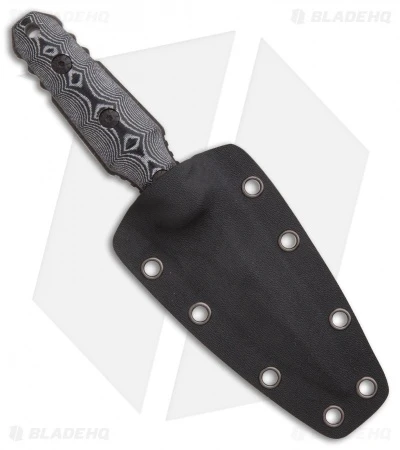 Boker Magnum Lil' Grave Digger Fixed Blade Knife Micarta (3.7" Black SW) 02SC518 5 Boker Magnum Lil' Grave Digger Fixed Blade Knife Micarta (3.7" Black SW) 02SC518 - Image 3