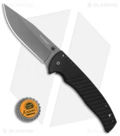 Boker Magnum Black Flash Spring Assisted Knife Black G-10 (3.7" Gray) -Knife Sale Shop Boker Magnum Black Flash BHQ 80850 er bottlecap