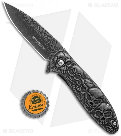 Boker Magnum Dia De Los Muertos Spring Assist Knife (3.3" Smokewash) 01SC519 6 Boker Magnum Dia De Los Muertos Spring Assist Knife (3.3" Smokewash) 01SC519 - Image 4