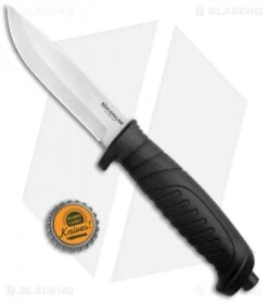 Boker Magnum Knivgar Hunting Fixed Blade Knife Black Polymer (4.1" Satin) -Knife Sale Shop Boker Magnum Knivgar Hunting Black Synthetic 02MB010 BHQ 118414 jr bottlecap