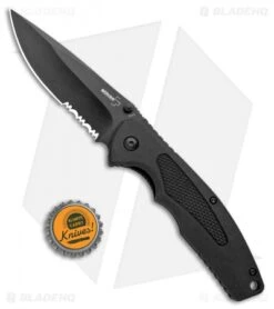 Boker Plus Gemini NGA Spring Assisted Knife Black (3.5" Black Serr) 01BO503 9 Boker Plus Gemini NGA Spring Assisted Knife Black (3.5" Black Serr) 01BO503 -Knife Sale Shop Boker Plus Gemini NGA SA Black Black Serr 01BO503 BHQ 105723 jr bottlecap