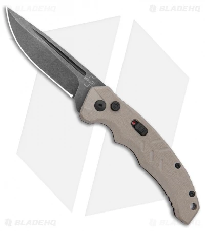 Boker Plus Intention II Automatic Knife Coyote G-10 (3.25" Black SW) 01B0483 3 Boker Plus Intention II Automatic Knife Coyote G-10 (3.25" Black SW) 01B0483