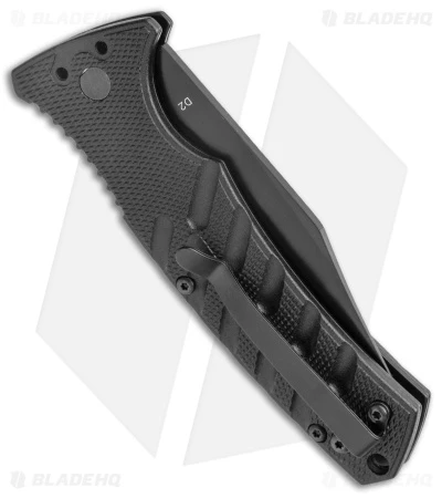 Boker Plus Strike Bowie Automatic Knife Black (3.25" Black ) 5 Boker Plus Strike Bowie Automatic Knife Black (3.25" Black ) - Image 3