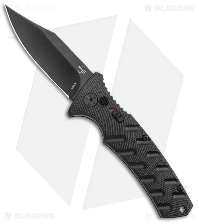 Boker Plus Strike Bowie Automatic Knife Black (3.25" Black ) 3 Boker Plus Strike Bowie Automatic Knife Black (3.25" Black )