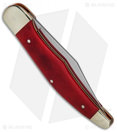 Boker Tree Brand L.E. Hunter Lockback Pocket Knife 5.25" Smooth Red Bone 4 Boker Tree Brand L.E. Hunter Lockback Pocket Knife 5.25" Smooth Red Bone - Image 2