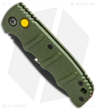 Boker Warhawk Kalashnikov Dagger Automatic Knife Green (3.25" Black D2) 4 Boker Warhawk Kalashnikov Dagger Automatic Knife Green (3.25" Black D2) - Image 2