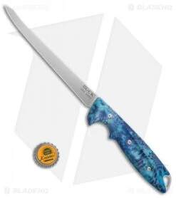 Buck Knives Buck 035 Abyss Fillet Knife Kryptek Pontus (6.5" Satin) -Knife Sale Shop Buck 035 Abyss Fillet knife kryptek pontus satin BHQ 51747 er size