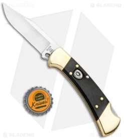 Buck Knives Buck 112 Ranger Automatic Lockback Knife Ebony (3" Satin) 0112BRSA -Knife Sale Shop Buck 112 Ranger Auto LB Ebony Satin 0112BRSA B BHQ 87956 jr bottlecap