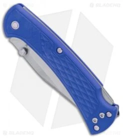 Buck Knives Buck 112 Slim Select Lockback Knife Blue GFN (3" Satin) -Knife Sale Shop Buck 112 Ranger Slim Select Blue GFN Satin BHQ 88730 er spine