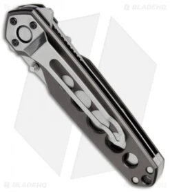 Buck Knives Buck Alpha Crosslock Folding Knife W/ Saw & Gut Hook Gun Metal Gray (3" Satin) -Knife Sale Shop Buck Alpha Crosslock Saw Gut Hook Gun Metal Gray Satin B183 GY BHQ 71292 jr side