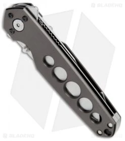 Buck Knives Buck Alpha Crosslock Folding Knife W/ Saw & Gut Hook Gun Metal Gray (3" Satin) -Knife Sale Shop Buck Alpha Crosslock Saw Gut Hook Gun Metal Gray Satin B183 GY BHQ 71292 jr spine