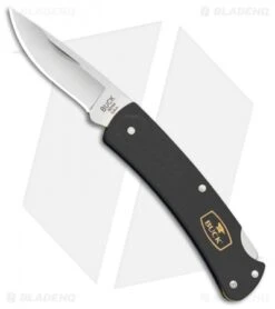 Buck Knives Buck Alumni Lockback Knife Black Al (1.8" Stonewash) 0524BKS