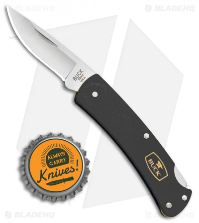 Buck Knives Buck Alumni Lockback Knife Black Al (1.8" Stonewash) 0524BKS 6 Buck Knives Buck Alumni Lockback Knife Black Al (1.8" Stonewash) 0524BKS - Image 4