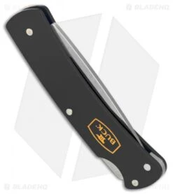 Buck Knives Buck Alumni Lockback Knife Black Al (1.8" Stonewash) 0524BKS 8 Buck Knives Buck Alumni Lockback Knife Black Al (1.8" Stonewash) 0524BKS -Knife Sale Shop Buck Alumni LB Black Al 0524BKS BHQ 80984 jr side