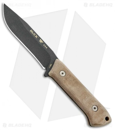 Buck Knives Buck Compadre Camp Knife Natural Canvas Micarta (4.5" Black) 0104BRS1 3 Buck Knives Buck Compadre Camp Knife Natural Canvas Micarta (4.5" Black) 0104BRS1