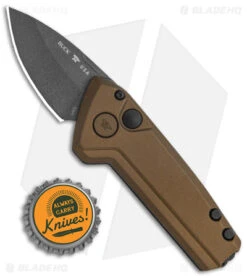 Buck Knives Buck Deploy Mini Automatic Knife Burnt Bronze (3" Gray) 0838BRS1 -Knife Sale Shop Buck Deploy Mini Auto Burnt Bronze Gray 0839BRS1 BHQ 146022 jr bottlecap