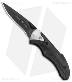Buck Knives Buck Fluid X1 Legacy Collection L.E. Lockback Knife Marble CF (3" Black)