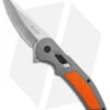 Buck Hexam Folding Knife Gray/Orange Poly (3.3" Satin) 0261ORS