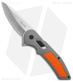 Buck Hexam Folding Knife Gray/Orange Poly (3.3" Satin) 0261ORS