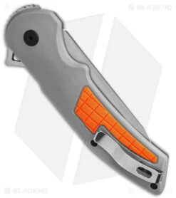 Buck Hexam Folding Knife Gray/Orange Poly (3.3" Satin) 0261ORS -Knife Sale Shop Buck Hexam Folding Knife Gray Orange Poly 3in Satin BHQ 140118 td side