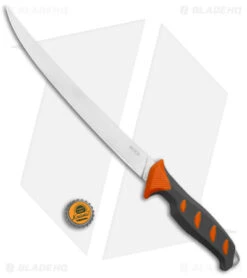 Buck Hookset Long Fresh Fillet Knife Gray/Orange (9" Satin) 0146ORS -Knife Sale Shop Buck Hookset Fresh Fillet Gray Orange Satin 0146ORS BHQ 140112 jr bottlecap