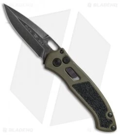 Buck Knives Buck Impact Automatic Knife OD Green (3.125" Black SW) 0898GRS